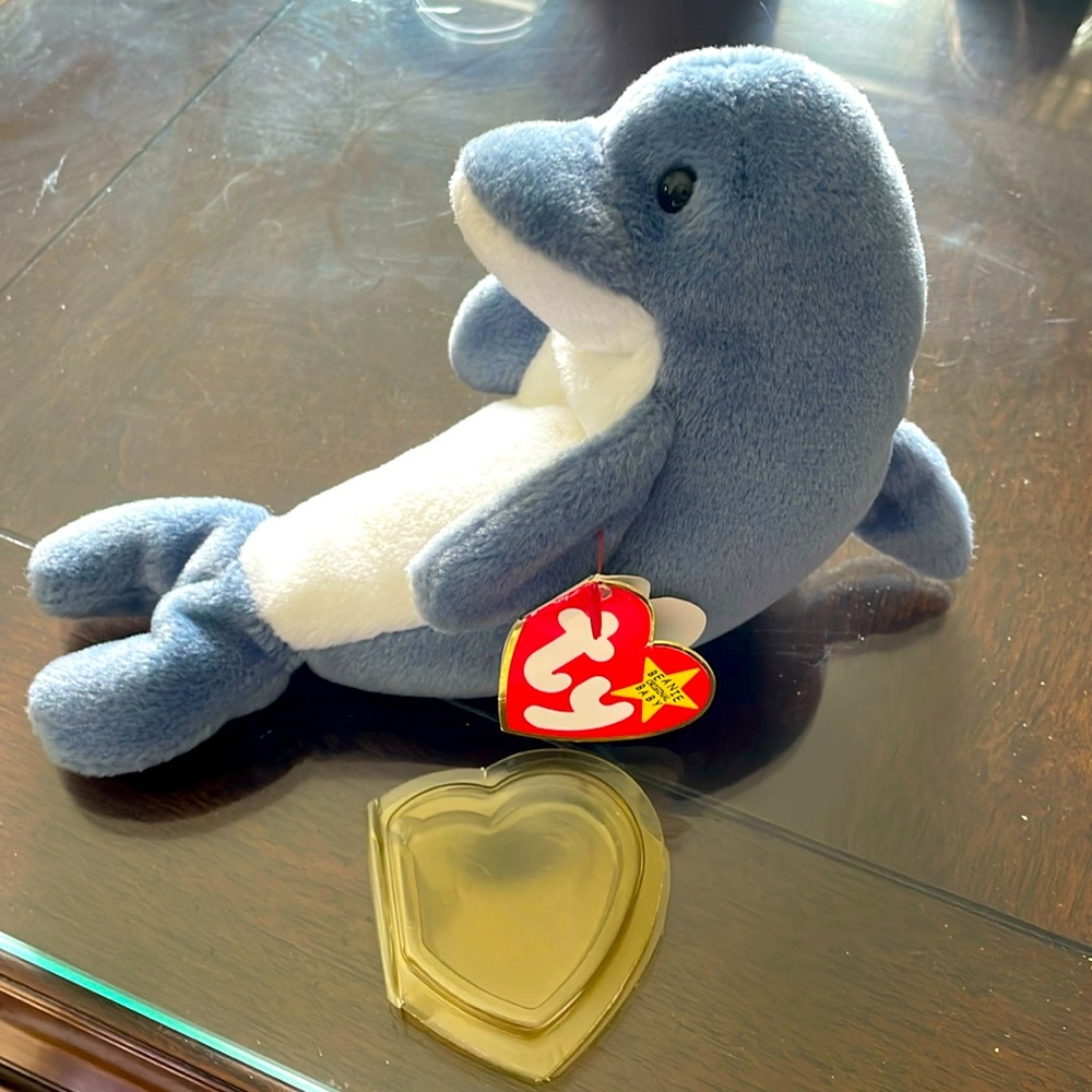 TY Rare Beanie Baby Echo Style 4180, 1996  **ERROR**
